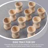 1 x RAW Customer Returns 24 pieces wooden egg cups for painting Easter eggs stand egg stand egg holder egg tray egg container egg cooker small cups egg steamer holder breakfast cup children s crafts Easter 2.5 cm  - RRP €22.89