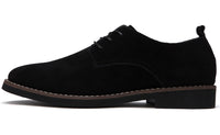 1 x RAW Customer Returns Dadawen Men s Suede City Shoes, Black - Black - Size 42 EU - RRP €60.0