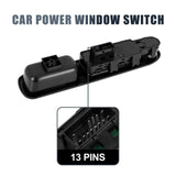 3 x RAW Customer Returns CT-CARID 6554.QC Master Control Power Window Switch Driver Side for Peugeot 207 CitroenC3 Picasso 2007-2014, Left Driver Side Shipped from Germany 6554QC  - RRP €59.01