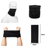 72 x Brand New FLECKTEX polyamide multifunctional cloth Airsoft mask Paintball neck protection Tube scarf men women Motorcycle bandana Bicycle scarf Black  - RRP €686.88