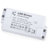 1 x RAW Customer Returns YAYZA LED transformer 24V 30W, IP44 LED transformer, volt converter 230V to 24V DC 1250mA LED driver, no LED flicker, no transformer noise, LED driver for LED lamps G4, MR11, GU5.3, MR16 - RRP €12.98