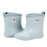 1 x RAW Customer Returns Weishuo Unisex Children s Rain Boots Waterproof Rain Rubber Boot Baby Girls, Manufacturer Size 13, 20 21 EU, Light Blue - RRP €20.4