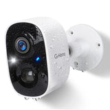 1 x RAW Customer Returns G-Homa Surveillance Camera Outdoor Battery Wireless Surveillance Camera Outdoor Indoor with Color Night Vision, AI PIR Motion Detection, Cloud SD Storage, Waterproof, 2-Way Audio - RRP €49.99