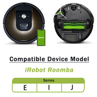 1 x RAW Customer Returns E-HAO replacement vacuum cleaner parts for iRobot Roomba i1 i2 i3 i4 i5 i6 i7 i8 j5 j6 j7 j8 E5 E6 vacuum cleaner, including 2 sets of rubber brushes, 6 high-efficiency HEPA filters and 6 side brushes - RRP €34.99