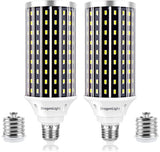 1 x RAW Customer Returns DragonLight 50W Super Bright Corn Light LED Bulbs Replaces 400Watt - 3000K Warm White 5000 Lumens E27 E40 Edison LED Lamp for Commercial Area Lighting - Garage Workshop Office Yard 2-Pack  - RRP €42.99