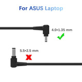 1 x RAW Customer Returns 45W Laptop Adapter Charger for ASUS UX303UA UX305LA UX305CA UX310U UX310 UX330U UX360CA UX360UA UX410 UX430U UX31A UX32A X540S X540LA X541 X541N X541SA X200 X553 X556 - RRP €29.99