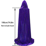 28 x Brand New Winwild Purple Cape with Hood, 190 cm Velvet Cape Halloween Cape Vampire Costume Adult for Carnival Cosplay Costume XXL, Purple  - RRP €531.44