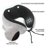 2 x RAW Customer Returns EPROICKS Neck Pillow Travel Pillow Airplane Memory Foam Neck Pillow Adults for Airplane, Train, Car, Office, Camping, Travel Gadgets - RRP €29.16