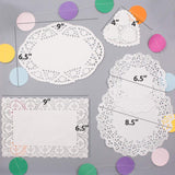 1 x RAW Customer Returns Daily Treasures 350 Pieces Lace Doilies Paper, Eco-Friendly Assorted Size Decorative Doilies Placemat for Cakes, Desserts, Weddings, Tableware - RRP €15.38