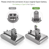 1 x RAW Customer Returns ZEYXINH Dyson DC45 Type B Battery, 22.2V 4000mAh Replacement Battery for Dyson DC34 DC45 DC35 DC31 DC44 Animal Vacuum Cleaner 17083-04 917083-01 17083-2811 18172-01-04 17172-01-04 17083-4211 - RRP €37.94