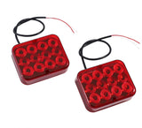 3 x RAW Customer Returns Eacalyc 2 LED rear fog lights for trailers Red rear fog light universal for trailers caravans trucks - RRP €63.51