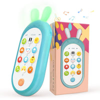 1 x RAW Customer Returns Richgv baby toy from 1 year, baby cell phone 123 smartphone, from 6 months telephone, toy cell phone with music lights, sound, laughter song dialogue, various melodies, gift - RRP €16.13