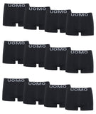 1 x RAW Customer Returns Channo men s boxers in seamless nylon, soft, elastic and comfortable - Uomo collection pack of 12 black L  - RRP €34.99