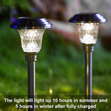 1 x RAW Customer Returns BEAU JARDIN 4 pieces solar lamps for outdoors garden solar lights color changing solar lamp waterproof stainless steel glass garden light for lawn - RRP €29.95