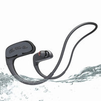 1 x RAW Customer Returns CYBORIS Swimming Headphones IPX8 Wireless Sports Headphones, Built-in Bone Conduction Speaker, EQ function, Bluetooth Headphones and 32GB MP3 2 in 1 for Running, Diving, Swimming, Cycling - RRP €49.99