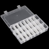 1 x RAW Customer Returns ZEONHEI 6pcs 24 Compartment Clear Plastic Small Adjustable Storage Boxes with Removable Dividers for Small Items Jewelry Beads Earrings - RRP €22.8