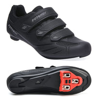 1 x RAW Customer Returns FOTGOAT Men s Cycling Shoes for Women, Road Bike Shoes with Cleats Compatible with Peloton SPD ARC Look Delta Cleats, Unisex Bicycle REIT Spin Shoes Indoor, Road Bike Shoes Outdoor Black EU 37 - RRP €57.54