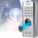 1 x RAW Customer Returns Fingerprint Lock, Fingerprint Access Control System Biometric Door Lock Metal Smart Electronic - RRP €65.29