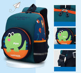 1 x RAW Customer Returns Pawleso Kindergarten Backpack, Boys Backpack for Kindergarten Girls, Children s Backpack 2-7 Years Old, 33cm Children s Backpack with Chest Strap, Dinosaur Green  - RRP €26.59