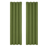 1 x RAW Customer Returns Deconovo Interior Blackout Curtains 2 Pieces 270 CM Height, Thermal Insulated Curtains with Eyelets for Modern Living Room, 140x270 CM Width x Height , Green - RRP €40.02