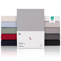 1 x RAW Customer Returns Blumtal Premium fitted sheet 140x200cm jersey - OEKO-TEX certified bed sheet 140x200cm 100 cotton - fitted sheet 140x200cm for mattresses up to 25 cm - sheet - 140x200 fitted sheet - grey - RRP €20.4