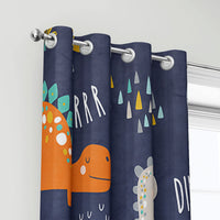 1 x RAW Customer Returns HOSIMA Cartoon Dinosaur Opaque Curtains with Eyelets, Set of 2 140 x 260 cm, Beautiful Animals, Lightweight and Soft Blackout Curtains for Bedroom, Children s Room, Dinosaur 140 x 260 cm  - RRP €43.99