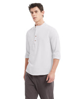 1 x RAW Customer Returns YAOBAOLE Men s Casual Shirt Linen Shirt Autumn Men s Work Shirt Men s White 3XL - RRP €25.19