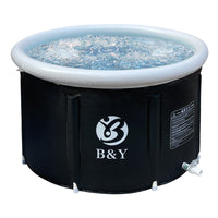 1 x RAW Customer Returns Foldable Ice Barrel 89x55cm Ice Bath Barrel Inflatable Bathtub for Adults Foldable Large Men Ice Barrel Bathtub for Ice Bath Shower Mobile Bathtub Adult Spa Soaking for Ice Bath, high 55cm - RRP €85.2