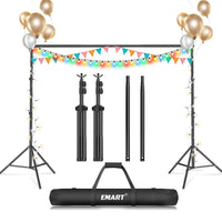 1 x RAW Customer Returns EMART Background Stand 2x3m, Photo Background Stand with Carrying Bag, Adjustable Background Support System for Photo Video Studio, Studio Photography, Portrait, Product Photography - RRP €39.99