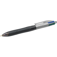 1 x RAW Customer Returns BIC 4-color Pro ballpoint pen, black barrel, medium tip 1.0 mm , assorted inks, 3 pieces - RRP €16.8