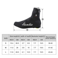 1 x RAW Customer Returns Santic Bicycle Overshoes Thermo Cycling Overshoes Winter Overshoes MTB without Fleece L - RRP €21.79