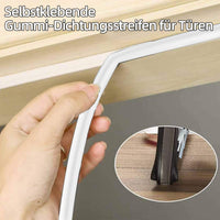 22 x Brand New Adhesive Door Window Seal, Draft Excluder Soundproof D-profile Seals, Rubber Seal in Armored Strip Porous-White, 6M  - RRP €475.2