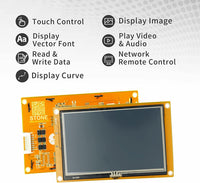 1 x RAW Customer Returns SCBRHMI 4.3 Inch Intelligent HMI Panel TFT LCD display monitor with Display System PCB Controller Board For Arduino UNO MEGA Raspberry Pi ESP32 ESP8266 STM32 - RRP €67.93