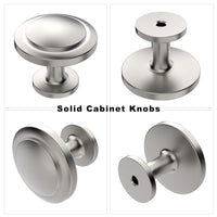 1 x RAW Customer Returns Amerdeco 20 Pieces Furniture Knobs Cabinet Knobs Brushed Nickel Drawer Knobs Knob for Cabinet Door Knob Dresser Knobs Cupboard Knobs - RRP €34.99