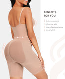 1 x RAW Customer Returns FeelinGirl Shapewear Bodysuit Seamless V-Neck Shaping Bodysuits for Women Tummy Control Overbust Seamless Body Shaper with Adjustable Strap Tone M L - RRP €35.99