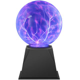 1 x RAW Customer Returns Comely Magic Plasma Lamp 13cm Plasma Ball Sensitive to Touch and Sound Blue Light Novelty Night Lights for Kids Gifts and Party Decorations - RRP €28.99