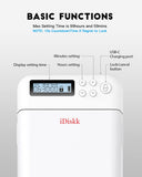 1 x RAW Customer Returns iDiskk Mobile phone lock box with timer, mobile phone prison, iPhone timer box, mobile phone safe for Android Sumsung Google iPhone mobile phone lock box for children students parents for more concentration white  - RRP €36.29