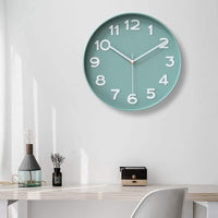 1 x RAW Customer Returns HZDHCLH 30cm silent radio controlled wall clock, digital large, for living room, kitchen - RRP €34.99