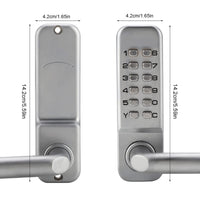 1 x RAW Customer Returns Digital Cabinet Lock, 1-11 Digit Zinc Alloy, Convenient Password Security Code Lock for Office and Interior Doors - RRP €33.59