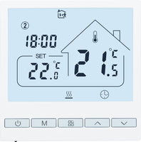 1 x RAW Customer Returns Beok Gas Water Boiler Thermostat Weekly Programmable Wall Room Thermostat for Underfloor Heating 3A TOL47-WPB-AK - RRP €31.99