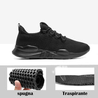 6 x Brand New AZSDXS Sports Shoes Men Lightweight Running Shoes Men Breathable Sneakers Men Sneakers Black 41 - RRP €183.9