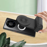 1 x RAW Customer Returns Magnetic Camera Grip, Bluetooth Mount, Remote Control Grip, Selfie Stand with Camera Shutter, Bracket Stabilizer, Rechargeable Wireless Holder Basic Black  - RRP €24.99