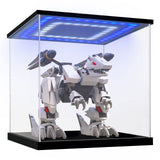 1 x RAW Customer Returns Huijintao acrylic showcase display case for model cars, figures with LED lighting 35x35x35 cm  - RRP €104.52