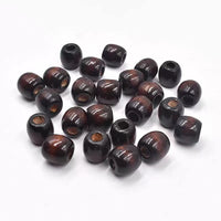 2 x RAW Customer Returns Jaydis Natural Large Hole Wooden Beads 4 Colors Wood European Loose Spacer Beads 16mm Dreadlock Hair Braids Beads for DIY Rosary Macrame 220pcs - RRP €31.98