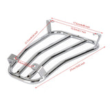 1 x RAW Customer Returns Artudatech motorcycle luggage rack center step-through chrome-plated for Vespa GT,GTL,GTV,GTS,125,200,250,300 - RRP €65.99