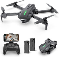 1 x RAW Customer Returns DEERC D70 Mini Drone with 1080P HD Camera for Kids Adults, FPV Foldable RC Quarcopter for Boys Girls with Headless Mode, Tap Fly, 360 Flips, Voice and Gesture Control, 2 Modular Batteries - RRP €99.99