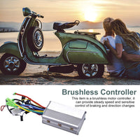 1 x RAW Customer Returns Nimoa 24V 250W Brushless Motor Controller, Robust Aluminum Alloy Brushless Controller for Electric Bicycle Scooter - RRP €20.69