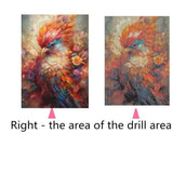 4 x Brand New Diamond Art Painting Kit, Diamond Painting Picture Set, Rhinestone Embroidery Diamond Painting for Adults, Kids, Home, Wall Decor 40x30cm - Colorful Bird - RRP €91.2