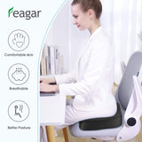 1 x RAW Customer Returns Feagar Memory Foam Chair Cushion - Ergonomic Coccyx Cushion for Car Auto Driver Seat Office Wheelchair, Sciatica Cushion, Seat Cushion, Black - RRP €36.35