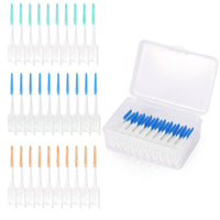 42 x Brand New Lnterdental brush, 150 Pcs Lnterdental brush control cleaning Lnterdental space for mouth cleaning angle Lnterdental brush blue green orange - RRP €856.8